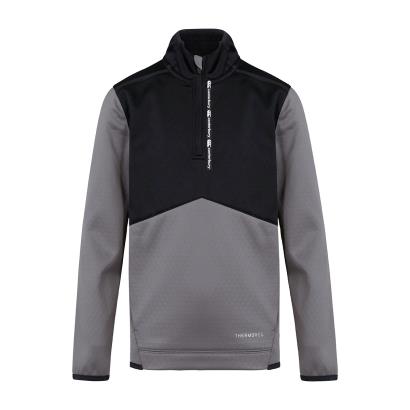 Canterbury Youths Quarter Zip Top - Smoked Pearl - Front