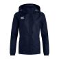 Canterbury Womens Club Vaposhield Full Zip Rain Jacket Navy - Front