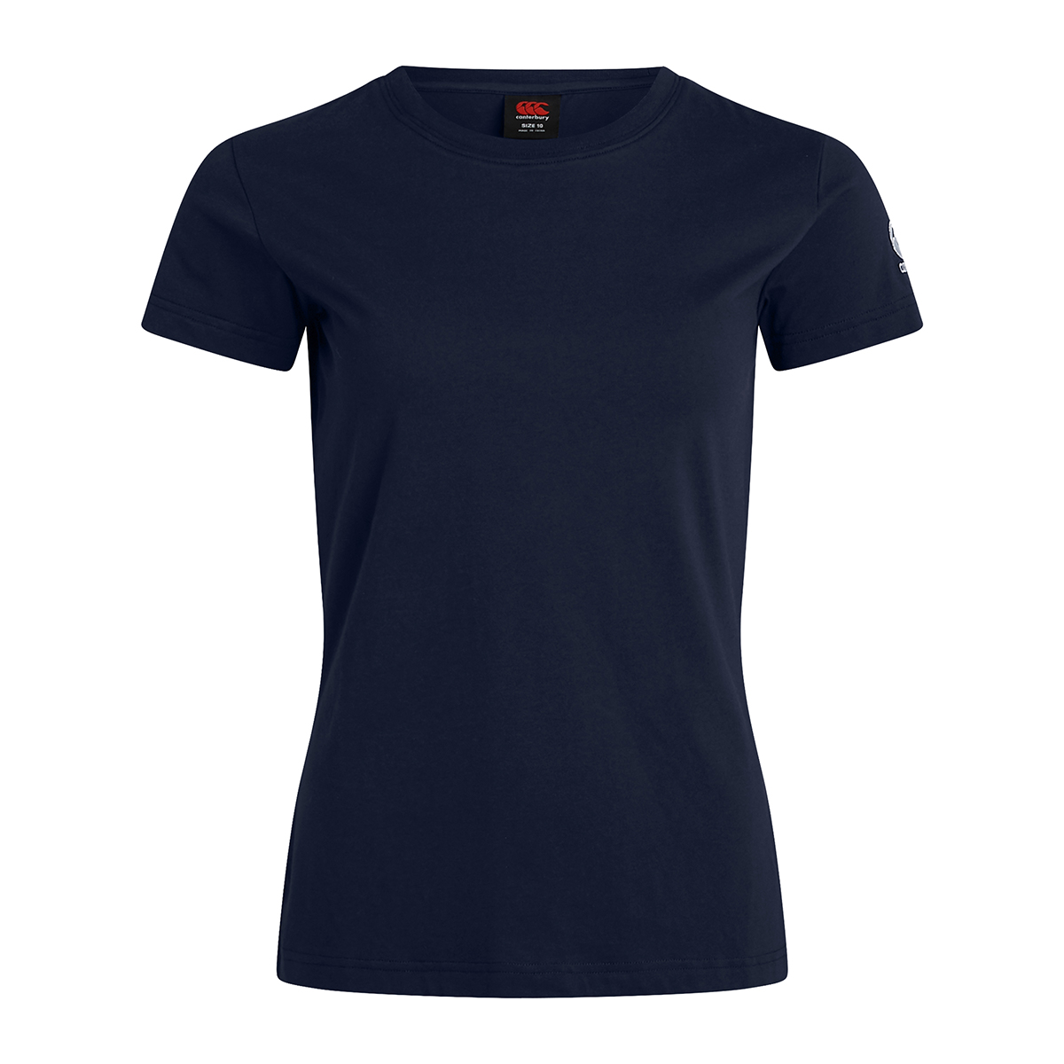 Womens Navy Canterbury Club Plain Tee Shirt | rugbystore