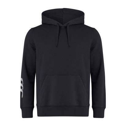 Canterbury Club Hoodie Black Youths - Front