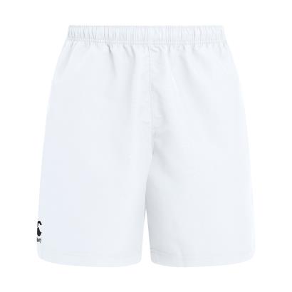 Canterbury Club Gym Shorts White Youths - Front