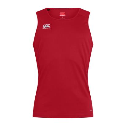 Canterbury Club Training Singlet Red - Front