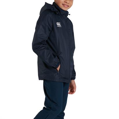 Canterbury Club Vaposhield Full Zip Rain Jacket Navy Kids - Model