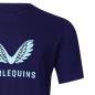 Harlequins Mens Match Day Logo T-Shirt - Ink Blue 2023 - Left Sleeve