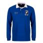 Romania Mens World Cup Heavyweight Rugby Shirt - Royal - Front