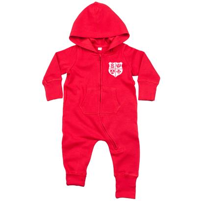 Baby Lions 1888 Onesie - Red - Front