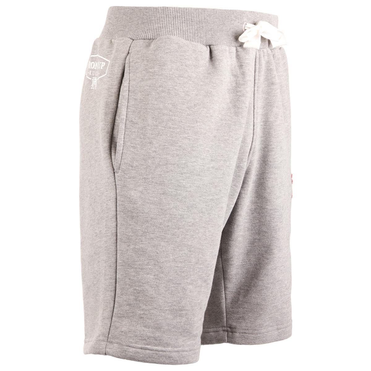 Mens Grey Front Up Rugby Taylor Jogger Shorts | rugbystore