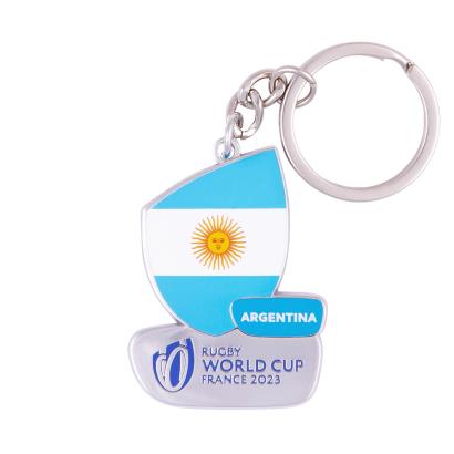 Rugby World Cup 2023 Argentina Flag Keyring - Front