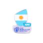 Rugby World Cup 2023 Argentina Flag Pin Badge - Front