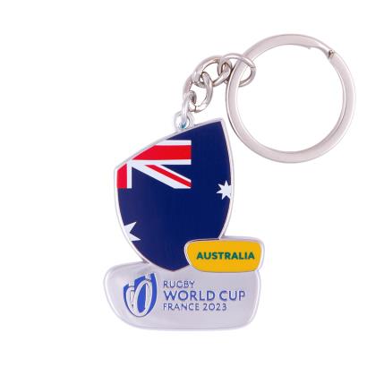 Rugby World Cup 2023 Australia Flag Keyring - Front