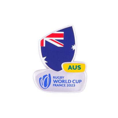 Rugby World Cup 2023 Australia Flag Pin Badge - Front
