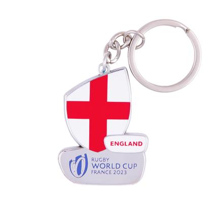 Rugby World Cup 2023 England Flag Keyring - Front