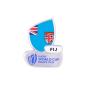 Rugby World Cup 2023 Fiji Flag Pin Badge - Front