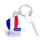 Rugby World Cup 2023 France Flag Keyring - With Keys