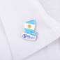Rugby World Cup 2023 Argentina Flag Pin Badge - On a Rugby Shirt