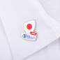 Rugby World Cup 2023 Japan Flag Pin Badge - On a Shirt
