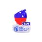 Rugby World Cup 2023 Samoa Flag Pin Badge - Front