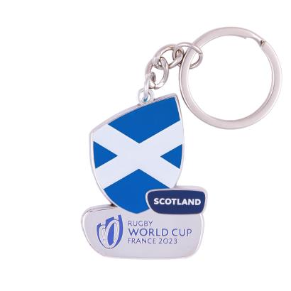 Rugby World Cup 2023 Scoland Flag Keyring - Front