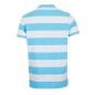 Rugbystore Argentina 1910 Mens Striped Polo Shirt - Sky White - Back