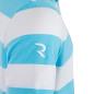 Rugbystore Argentina 1910 Mens Striped Polo Shirt - Sky White - Rugbystore Logo