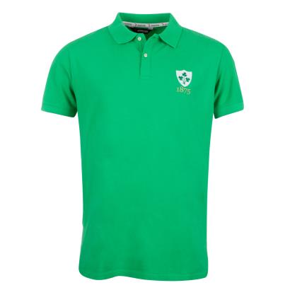 Rugbystore Ireland 1875 Mens Polo Shirt - Emerald Green - Front