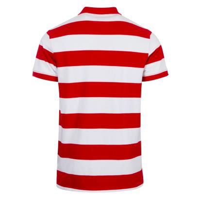 Rugbystore Japan 1866 Mens Striped Polo Shirt - Red and White | rugbystore
