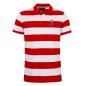 Rugbystore Japan 1866 Mens Striped Polo Shirt - Red and White - Front
