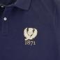 Rugbystore Scotland 1871 Mens Polo Shirt - Navy - Scotland 1871 Badge