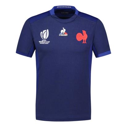 France Rugby World Cup 2023 Mens Home Rugby Shirt - Short Sleeve