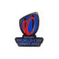Rugby World Cup 2023 Silver Logo Pin Badge - Front