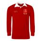 Chile Mens World Cup Classic Rugby Shirt - Long Sleeve Red - Front