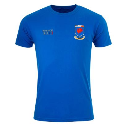 France Mens World Cup Classic T-Shirt - Royal - Front
