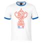 Rugby World Cup 2023 Macron Mens Cup T-Shirt - White - Front