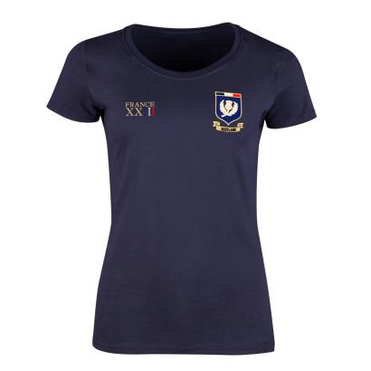 Scotland Womens World Cup Classic T-Shirt - Navy - Front