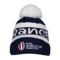 Adults Rugby World Cup 2023 Bobble Beanie - Navy - Front