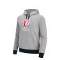 Rugby World Cup 2023 Macron Kids Pullover Hoodie - Grey - Front