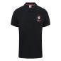 Rugby World Cup 2023 Mens 20 Nations Map Polo Shirt - Black - Front