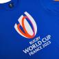 Rugby World Cup 2023 Macron Mens Cotton T-Shirt - Royal Blue - Logo