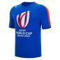 Rugby World Cup 2023 Macron Mens Cotton T-Shirt - Royal Blue - Front