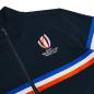 Rugby World Cup 2023 Macron Mens Full Zip Sweatshirt - Navy - Logo