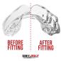 SafeJawz Intro Series Clear Mouthguard - Before/After