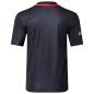 Saracens Mens Home Rugby Shirt - Short Sleeve Black 2023 - Back