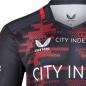 Saracens Mens Home Rugby Shirt - Short Sleeve Black 2023 - Castore Logo