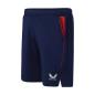 Saracens Mens Training Fleece Shorts - Navy 2023 - Castore Logo