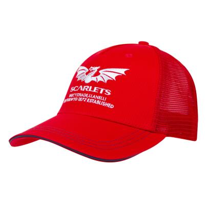 Scarlets Adults Limited Edition Mesh Back Cap - Red 2023 - Front