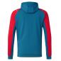 Scarlets Mens Training Pullover Hoodie - Moroccan Blue 2023 - Back