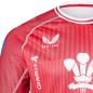 Scarlets Mens Home Rugby Shirt - Short Sleeve Red 2023 - Castore Logo