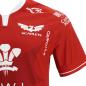 Macron Scarlets Mens Poly Home Rugby Shirt - Short Sleeve - Detail 1