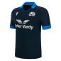 Scotland Mens Home Rugby Shirt - Short Sleeve Navy 2023 - Front