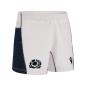 Scotland Kids Home Rugby Shorts - White 2023 - Front